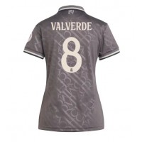 Real Madrid Federico Valverde #8 Fotballklær Tredjedrakt Dame 2024-25 Kortermet